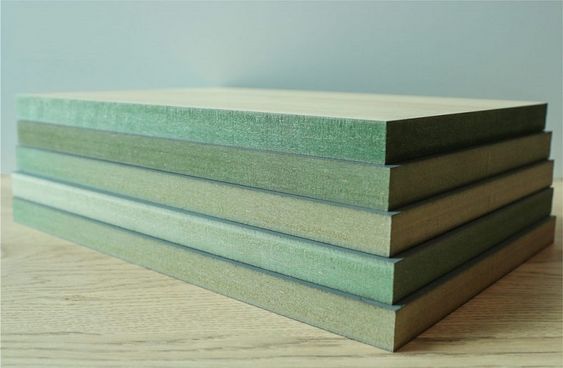 Gỗ MDF chống ẩm màu xanh