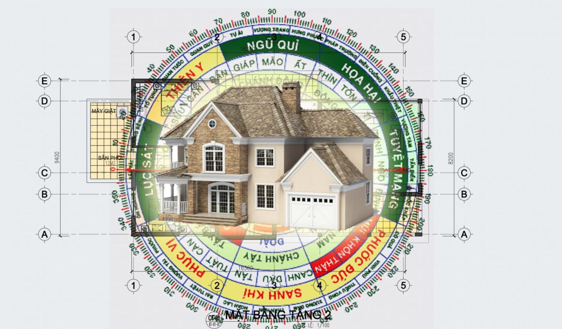 Kiến trúc nhà ở truyền thống Việt Nam kết hợp với yếu tố phong thủy